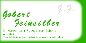 gobert feinsilber business card